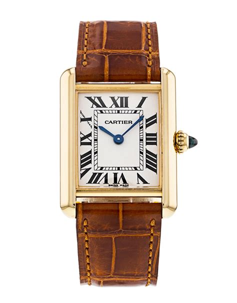 cartier tank louis date|pre owned cartier tank watches.